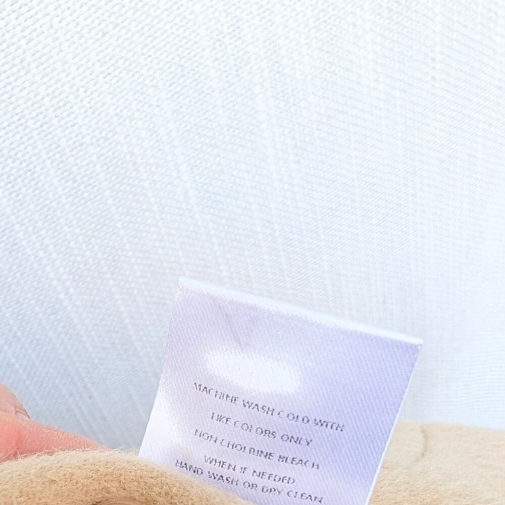 Lounge Beige Wool Single-Breasted Button Long Sle… - image 8